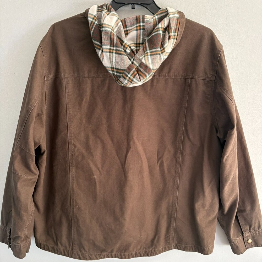 Nine Line Twill Hooded Lined Heritage Jacket - Picture 3 of 8